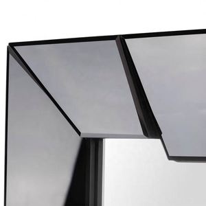 Specchio di Lusso per <span class=keywords><strong>Soggiorno</strong></span>, Specchio da Parete in Acciaio Inossidabile, Decorazione Artistica con Cornice Nera, Design Creativo, Specchio da Terra - Product Image 3