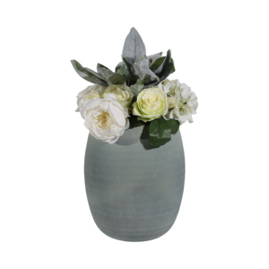Vaso in Vetro Rotondo Moderno Decorativo per Fiori, Centrotavola Elegante, Decorazione per la Casa Stile Capri - Product Image 2