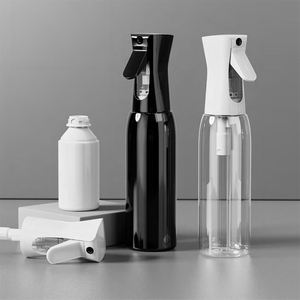 Venta caliente personalizado 100Ml 250Ml 300Ml 500Ml botella de niebla corporal botella de spray de plástico blanco transparente con tapa de boquilla - Product Image 4