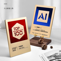Plaques de récompense en aluminium massif avec logo personnalisé, plaques de récompense vierges en aluminium, meilleures ventes