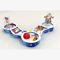 Table d'eau sensorielle d'intérieur pour enfants, certifiée ASTM, équipement de jeu interactif de tir à l'eau, personnalisable pour maternelle et musée