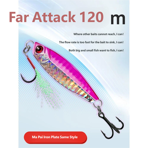 Señuelo de Pesca de Hierro Pequeño de Largo Alcance, Marca <span class=keywords><strong>Jema</strong></span>, Juego de Señuelos Giratorios para Pesca en Mar, Caballa y Peces de Agua Dulce, Señuelo Artificial - Product Image 3