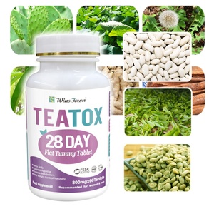 Wins Town Extraits Naturels de Plantes Teatox 28 Jours Ventre Plat Produits Ventre Plat Compléments Alimentaires pour la Détoxification de la Graisse Abdominale - Product Image 4