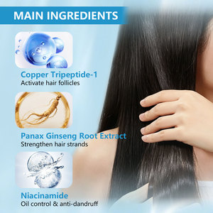 Il Nostro Siero per la Crescita dei <span class=keywords><strong>Capelli</strong></span> a Marchio Privato Più Venduto con Peptidi di Rame Vegani Stimola la Rigenerazione dei Follicoli Piliferi - Product Image 2
