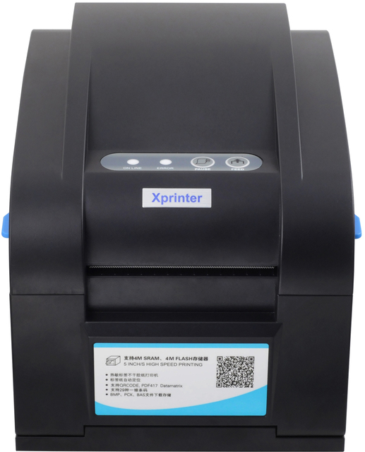 Best Quality 80mm Desktop Thermal Barcode Sticker Label Printer for Logistics Shipping XP-358BM