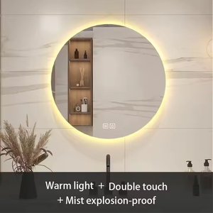 Gương trang điểm thông minh Bluetooth cảm ứng <span class=keywords><strong>LED</strong></span> chống mờ hiện đại gắn tường phòng tắm Espejo Intelligent - Product Image 6