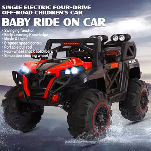 Hoge Kwaliteit 12V Big 4 Wheel Simulatie Afstandsbediening Peuter Nieuw Model Speelgoed Rit Op Auto Licht Muziek Voor Kinderen - Product Image 2