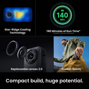 Cámara de Acción Panorámica <span class=keywords><strong>360</strong></span> Insta360 X6 8K 2026, Sensor Dual, 120MP, Resistente al Agua 20m, WiFi 6, 64GB de Almacenamiento, Proveedor Global - Product Image 6