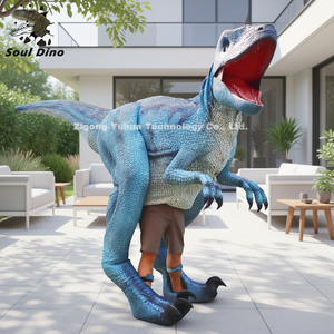 ชุดมาสคอตมังกรไดโนเสาร์เสมือนจริงสำหรับการแสดง - Product Image 2