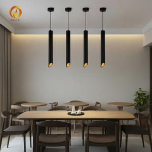 Lámpara <span class=keywords><strong>Colgante</strong></span> LED de Aluminio Simple para Mesita de Noche, Isla de Cocina, Restaurante, Sala de Estar, Iluminación <span class=keywords><strong>Colgante</strong></span> de Ingeniería GU10 - Product Image 2