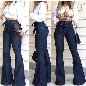 Nuovo <span class=keywords><strong>Modello</strong></span> di Moda: <span class=keywords><strong>Pantaloni</strong></span> Casual a Vita Alta Elasticizzati, Jeans Slim Stretch da <span class=keywords><strong>Donna</strong></span> - Product Image 2