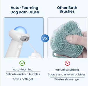 Distributeur de <span class=keywords><strong>shampoing</strong></span> électrique pour animaux de compagnie OEM IPX7, distributeur automatique de savon pour chien, mousseur à savon, brosse de toilettage pour chien, <span class=keywords><strong>shampoing</strong></span> pour chat - Product Image 2