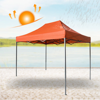 Carpa Comercial Plegable de 6.5x10 PIES - Resistente al Viento, Portátil y Duradera para Eventos al Aire Libre y Ferias Comerciales (Todas las Estaciones)