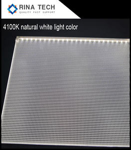 Plaques de guidage lumineux (LGP) en PMMA de type durable, gravées, à émission descendante, épaisseur 1-10 mm, pour panneaux d'éclairage d'urgence, Rina Tech Supply - Product Image 4