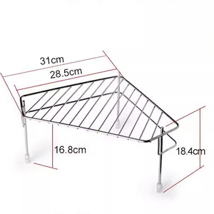 SUS304 Stainless Steel Kitchen Corner <strong>Plate</strong> <strong>Rack</strong> for Kitchen <strong>Cupboard</strong> Pan Storage Shelf Organiser <strong>Rack</strong> - Product Image 3