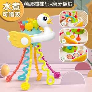 Juguete de Peluche de Pato Astronauta para Bebés y Niños Pequeños, Mordedor Hervible, Sonajero Extraíble - Product Image 3