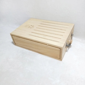 Hot Selling Luxury Modern Rectangle Wooden Flexible Portable Custom Made Wine Gift Box Storage for Wine Bottles Glasses - Product Image 5