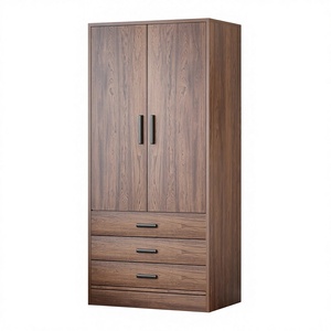 <span class=keywords><strong>Armario</strong></span> Moderno Minimalista de Nogal, <span class=keywords><strong>Armario</strong></span> de Almacenamiento para Dormitorio, Apartamento Pequeño, <span class=keywords><strong>Armario</strong></span> de Ensamblaje, TKA - Product Image 1