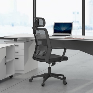 Chaise de bureau haut de gamme à prix abordable, chaise de conférence exécutive ergonomique pivotante, chaise de travail de direction entièrement en maille - Product Image 1