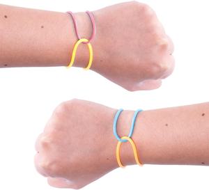 <span class=keywords><strong>80s</strong></span> Retro Rock Pop Star Neon Gel Pulseras Rainbow Diva Disco Jelly Colorido Surtido Fiesta Decoraciones Juguete - Product Image 3