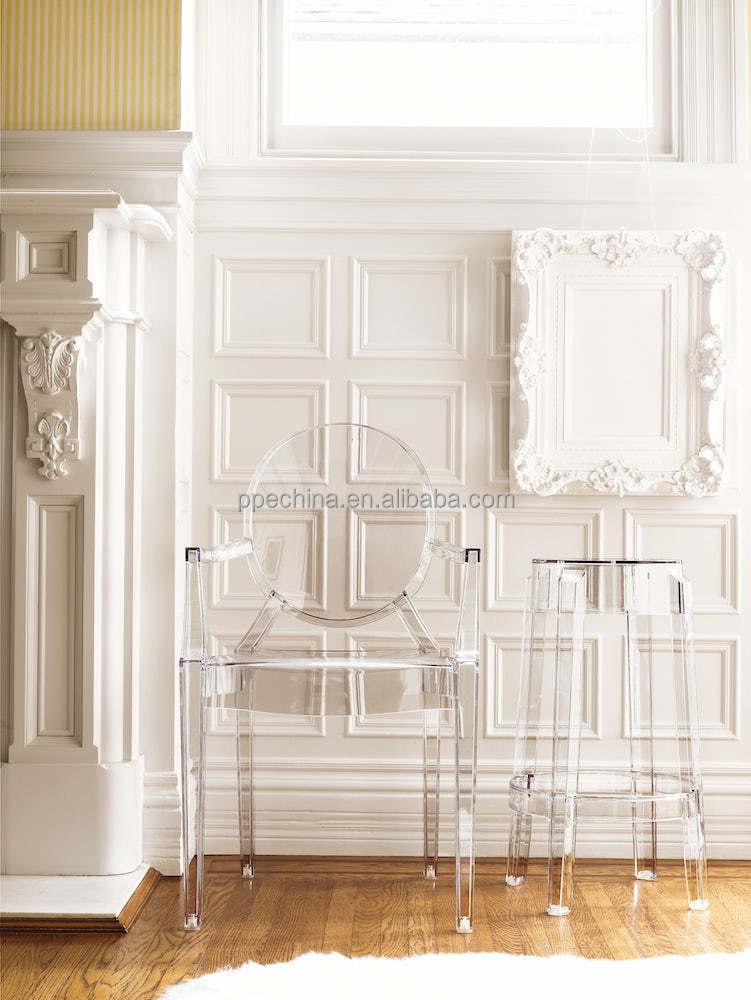 Hot Sale Modern Design Transparent Dining Chair Plastic Nordic Popular Wedding Party Hotel Chair For Home