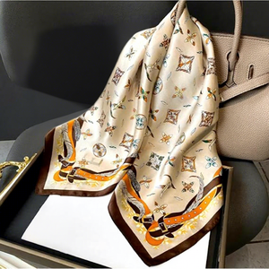 Pañuelo de Satén de Poliéster de Alta Calidad para Mujer, Sólido, Resistente al Viento y Transpirable, Accesorio de Moda Premium para Uso Diario - Product Image 5