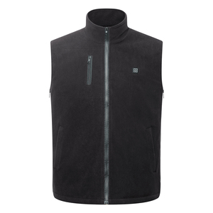 Stock Men's Windproof Casual Thermal <strong>USB</strong> Waistcoat 5 Areas Adjustable Temperature <strong>Heated</strong> Vest Zipper Closure Winter <strong>Gilet</strong> - Product Image 2