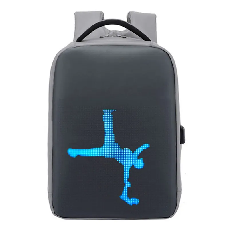 Lighted led backpack light led display bag led light for bag backpack