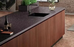 Simpson sản xuất Sparkle Nâu <span class=keywords><strong>Countertop</strong></span> trang trí nhân tạo hạt slab đá thạch anh nhà bếp <span class=keywords><strong>Quartz</strong></span> slab - Product Image 6
