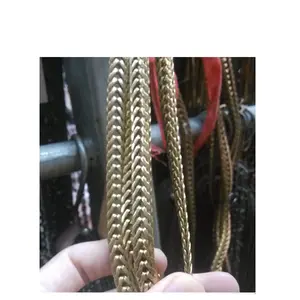 Antique Brass beading chain,hot sell foxtail chain