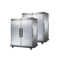Armoire chauffante professionnelle pour la restauration avec contrôle automatique de la température, capacité 950L, pour événements de traiteur et salles de banquet d'hôtel