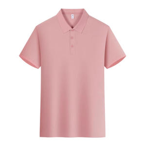 Polo ajustado liso de 220G para hombre, Polo estampado de poliéster 100%, Polo personalizado con logotipo propio, Polo de manga corta para hombre - Product Image 3