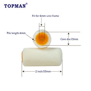 Rulli per Pittura Acrilica Lucida Topman da 2 Pollici, Finitura Liscia, Vernice Lucida Satinata per Battiscopa e Davanzali - Product Image 6