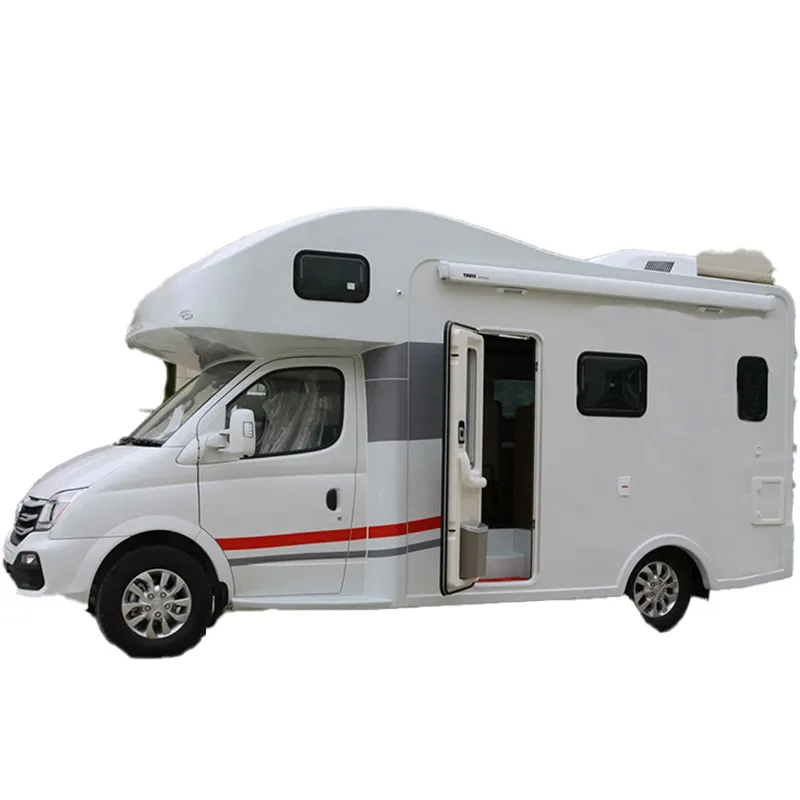 Hotsell V80c 6m RVキャラバンハイルーフビッグスペースキャンピングカー、家族旅行用家具付き