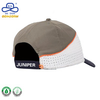 Gorras de Béisbol al por Mayor con Bordado 3D, de Secado Rápido, de Poliéster, Nailon y Algodón, para Playa y Actividades al Aire Libre, con Bolsillo