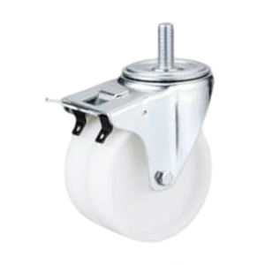 ล้อคู่ PP คุณภาพสูง รับน้ำหนักได้มาก (190กก./270กก.) ดีไซน์ลูกปืนแบบธรรมดาสำหรับงานอุตสาหกรรม - ราคาแข่งขัน - Product Image 1