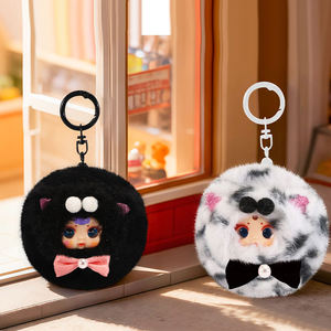 ชุดของเล่นสะสม MM Super Baby Lucky Meow Series กล่องโชว์แบบเต็ม กล่องสุ่มตุ๊กตาลายเสือดาว พวงกุญแจกระจกพกพา - Product Image 3