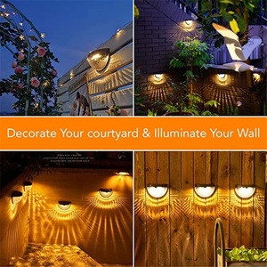 Lampada Solare LED da Parete Impermeabile per Recinzioni da Giardino e Corridoi Esterni - Product Image 4