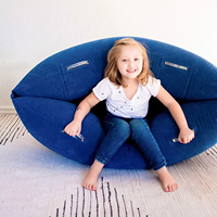 Plante gonflable Fluff Peapod Chaise Autisme Thérapie Sensorielle Portable Enfants Chaise Longue Canapé Personnalisé Pod Chaise