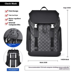 <span class=keywords><strong>Advanced</strong></span> Sense, mochila de negocios Vintage de gran capacidad para hombre, diseño de flores antiguas, bolsa de viaje para ordenador, poliéster para viajes escolares - Product Image 2