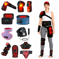 Masajeador Inalámbrico de Cuerpo Completo con Cinturón LED de 660nm 850nm NIR, Gorro, Máscara Facial, Masajeador de Cintura, Pies, Manos, Cuello y Hombros, Personalizado por Fábrica OEM ODM