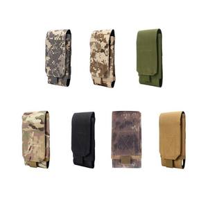 กระเป๋าคาดเอวลายพรางยุทธวิธีสีดำสำหรับโทรศัพท์มือถือขนาดใหญ่พร้อมส่ง - Product Image 4