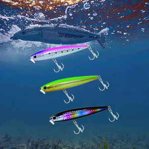 إغراء بوبر قلم رصاص بمياه مالحة ومخزون 95 جرام لكل + + + + + إغراء سطح فارغ طعوم صيد بوبر لبايك باس - Product Image 6