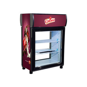 Réfrigérateur commercial Meisda SC35B 35L à température unique, vitrine à double porte en verre, réfrigérateur de présentation avec compresseur - Product Image 5