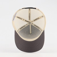 Gorra Trucker Unisex de 5 Paneles de Alta Calidad con Logotipo Personalizado en Parche Tejido, Gorra de Béisbol Deportiva de Malla a Cuadros