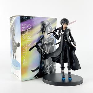 17cm Anime Épée Art En Ligne Modèle Ornement Collection Modèle Jouet <span class=keywords><strong>Kirigaya</strong></span> <span class=keywords><strong>Kazuto</strong></span> PVC Action Figure - Product Image 1