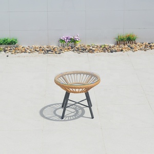 Conjunto de Muebles de Jardín para Balcón, de Mimbre, con Cojines, para Descanso y Relajación al Aire Libre - Product Image 5