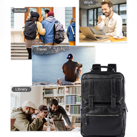 Sac à dos professionnel pour homme, résistant à l'eau, avec logo personnalisé, grande capacité, pour ordinateur portable 15 pouces, idéal pour les trajets quotidiens