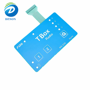 Deson 사용자 정의 전기 키 레이블 그래픽 오버레이 패널 키보드 키패드 멤브레인 스위치 폴리 멤브레인 스위치 키보드 - Product Image 4