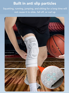 Genouillère de soutien en silicone avec ressorts stabilisateurs latéraux pour le basketball, la course et <span class=keywords><strong>les</strong></span> sports de plein air - Product Image 2